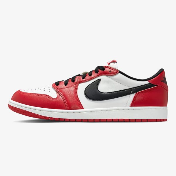 jordan 1 low og chicago 2025 - Chicago 2025 Jordan 1 Low OG sneaker in Varsity Red, black and Summit White