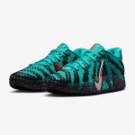 teal ja basketball shoe - Side product view