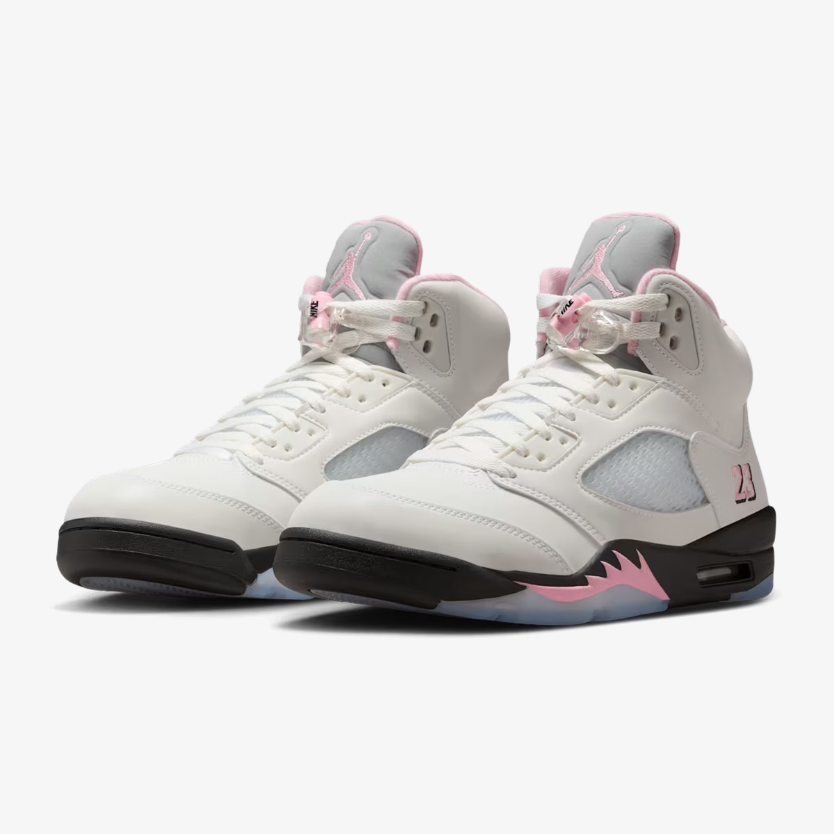 white pink jordan 5 - Side product view