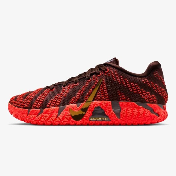 ja 3 ep year of the horse - Year of the Horse Ja 3 EP sneaker in Light Chocolate with gold accents
