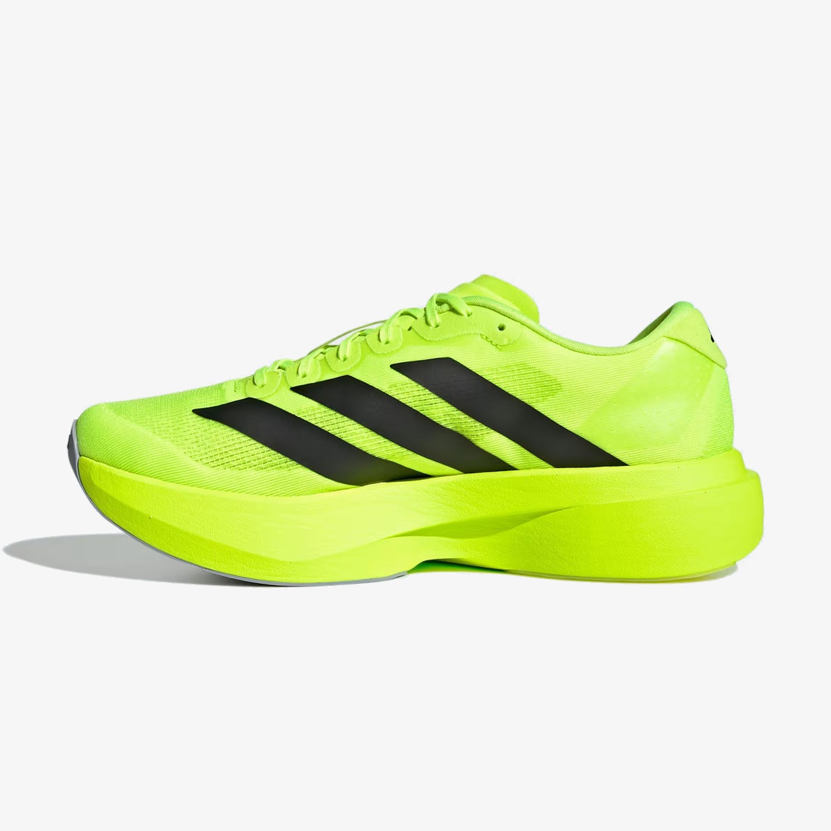 adizero evo sl lucid lemon - Lucid Lemon Adizero Evo SL sneaker with black three-stripes