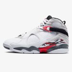 jordan 8 bugs bunny - Bugs Bunny Jordan 8 sneaker with white leather upper and cross straps