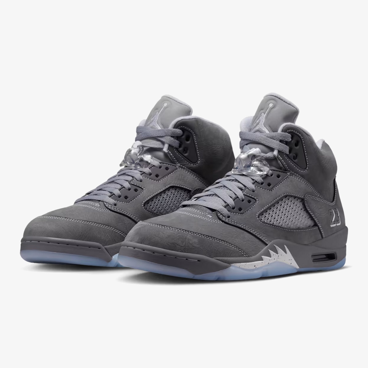 light graphite jordan 5 - Side product view