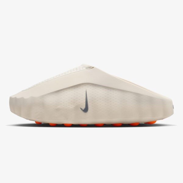 mind 001 light bone - Light Bone Mind 001 mule with Hyper Crimson outsole nodes and knit details