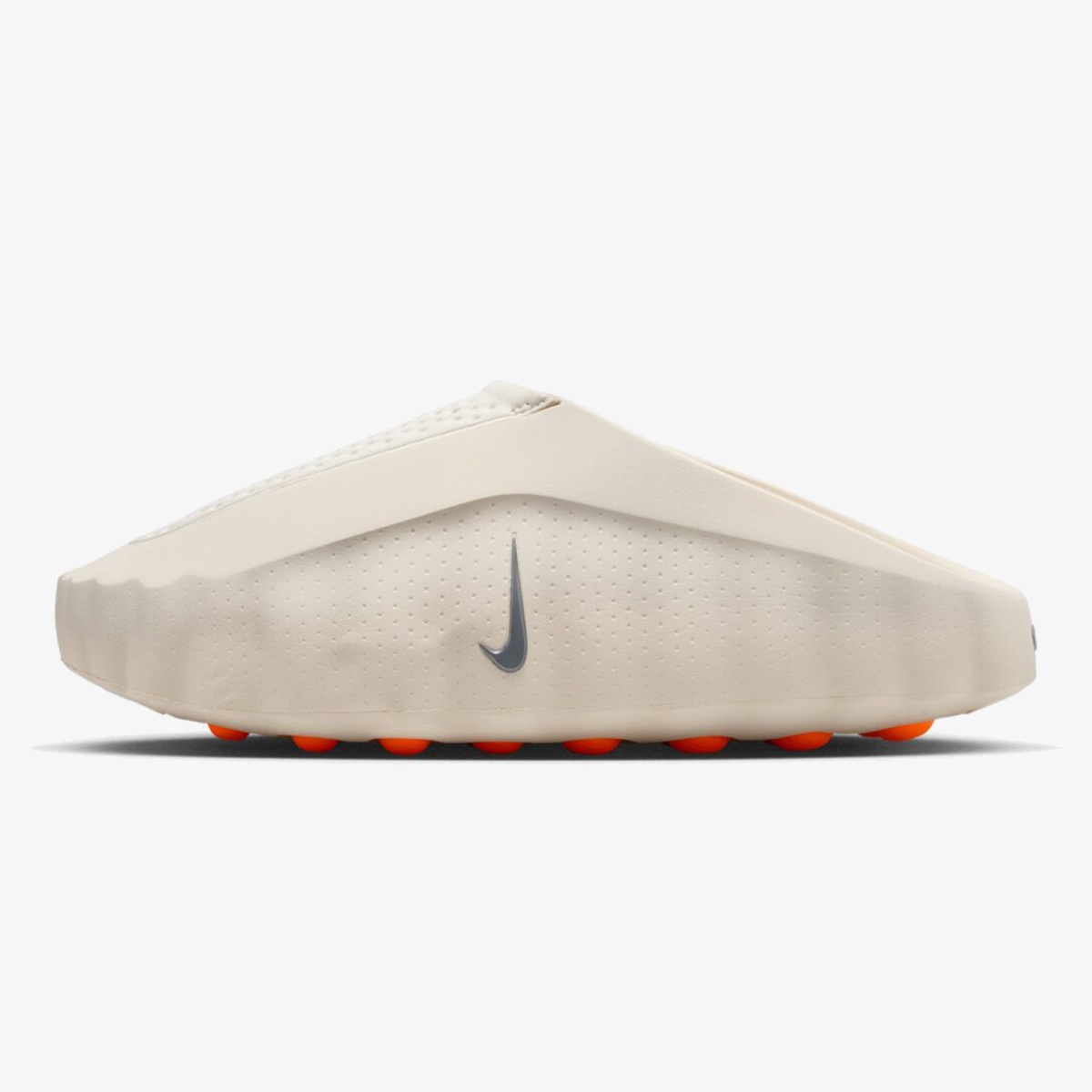 mind 001 light bone - Light Bone Mind 001 mule with Hyper Crimson outsole nodes and knit details