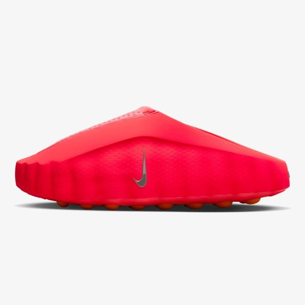 mind 001 solar red - Solar Red Mind 001 slip-on mule with textured outsole nodes and black accents