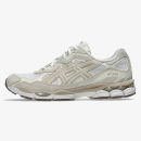 White and Feather Grey Gel-NYC sneaker with layered sportstyle upper