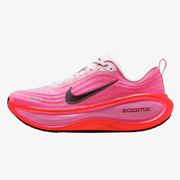 Hyper Pink Vomero Plus runner with Bright Crimson and Burgundy Crush accents