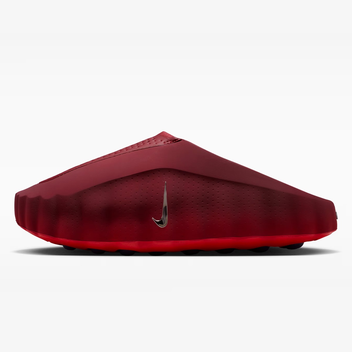 Team Red Nike Mind mule with molded foam upper and articulated outsole nodes
