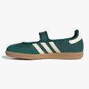 Collegiate Green Gum Samba Jane shoes with Cream White accents and strap