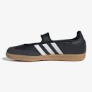 Black White Gum Samba Jane shoes with leather upper and midfoot strap