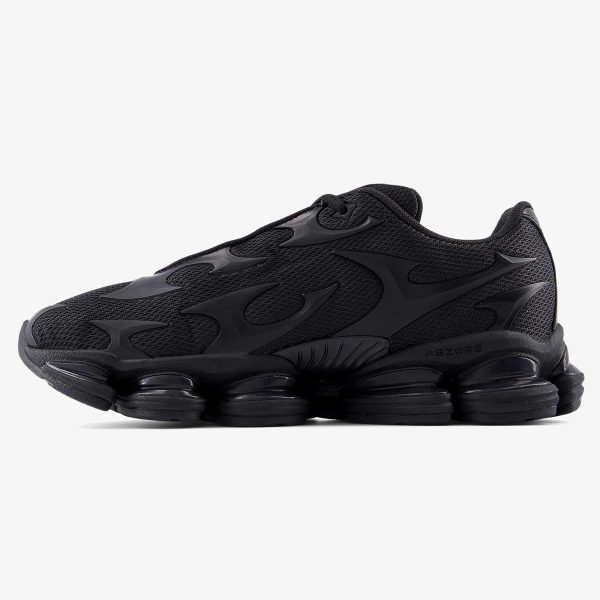 Black Metallic ABZORB 2000 sneaker with visible cushioning pods