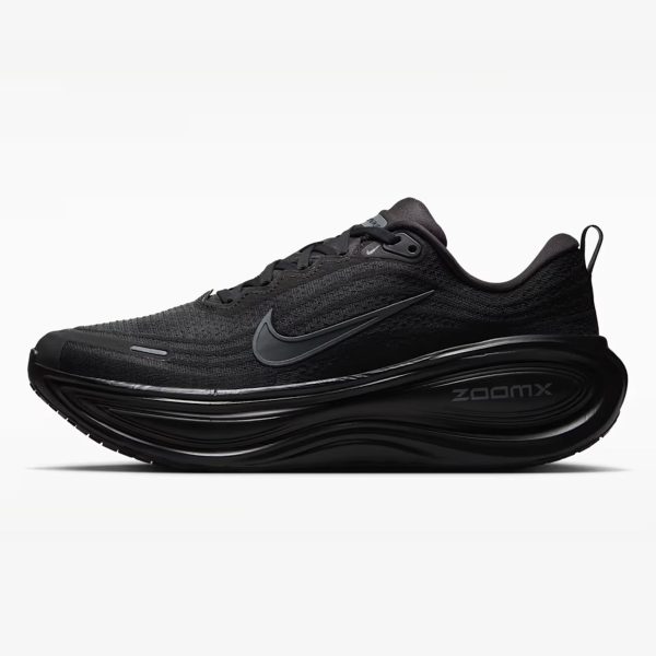 vomero plus black metallic dark grey - Black and Metallic Dark Grey Vomero Plus running sneaker with mesh upper