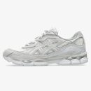 Cream and Cloud Grey Gel-NYC sneaker with layered neutral upper