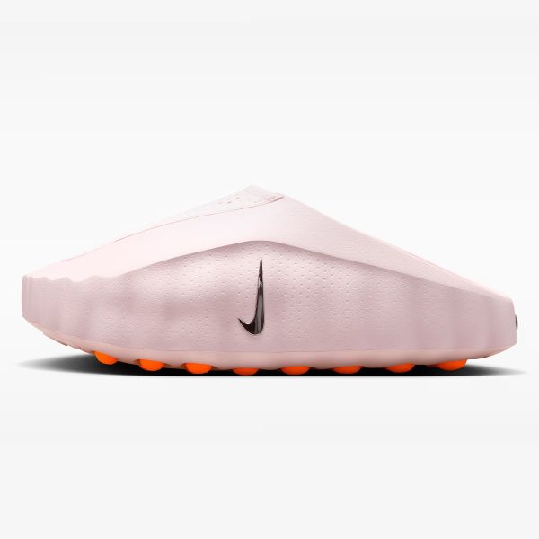 Pearl Pink women's Nike Mind mule with molded foam upper and articulated nodes