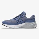 nb 990v6 purple - Purple and navy NB 990v6 sneaker with mesh, suede overlays, and sculpted midsole