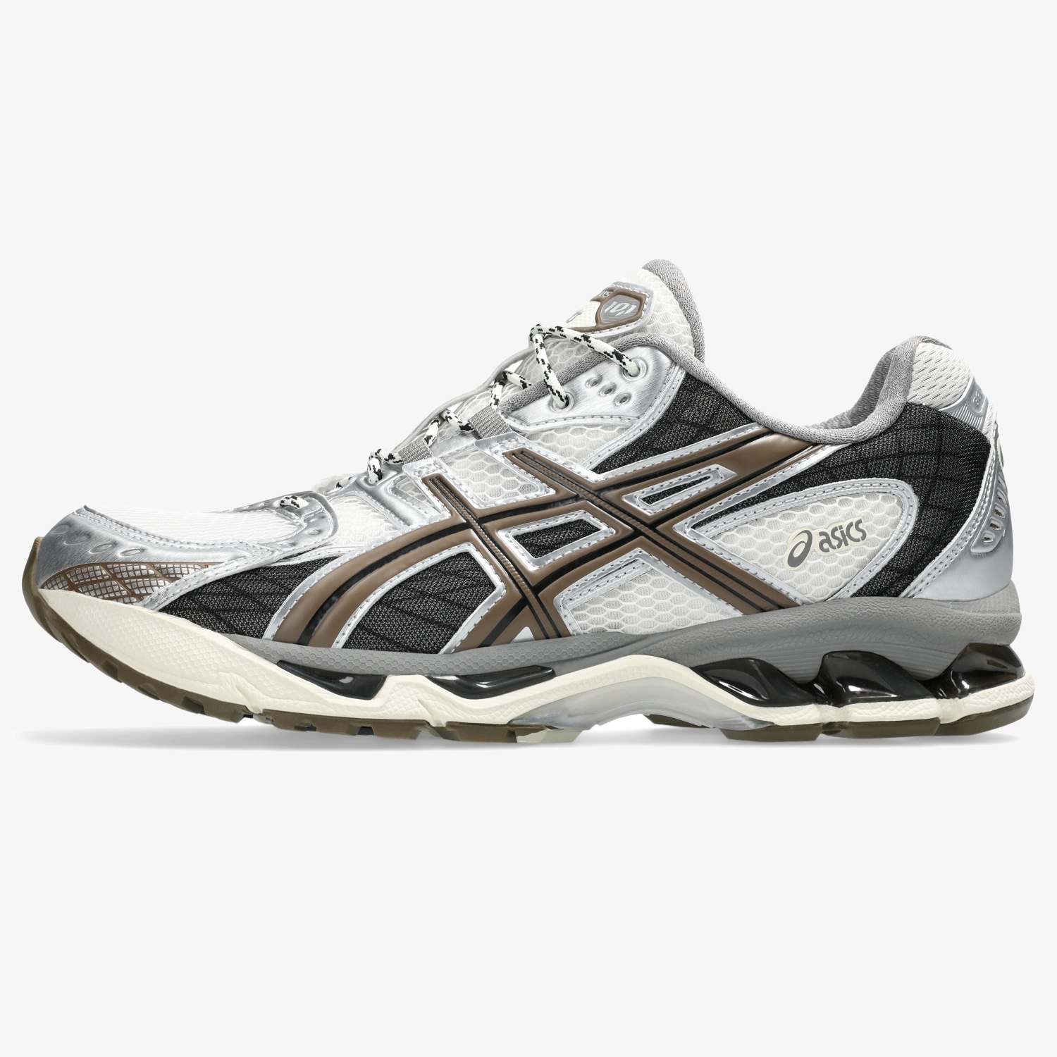 gel nimbus 10.1 sneakers - Cream and pure silver Gel Nimbus 10.1 lifestyle sneaker