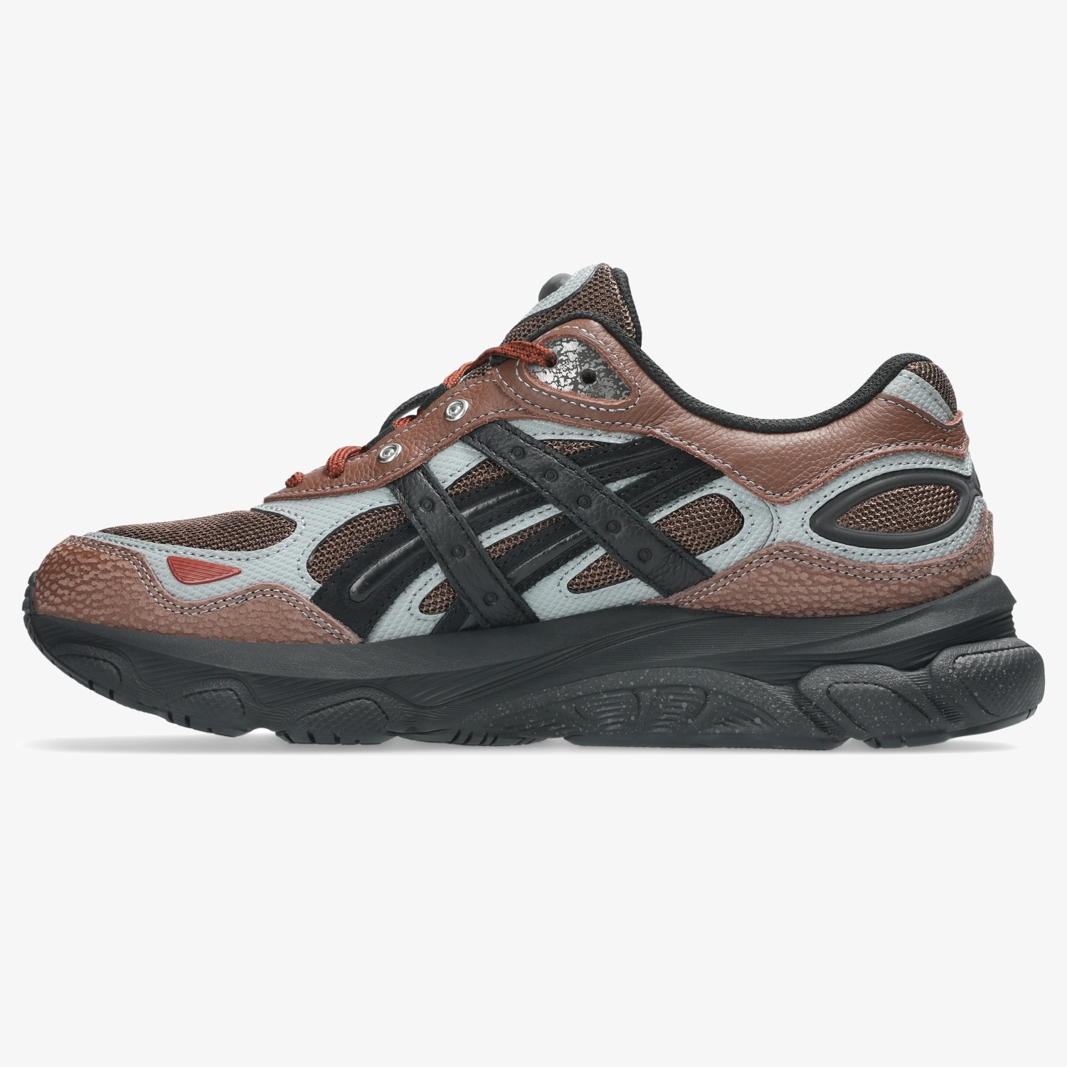 hal studios asics gel-nyc 2.0 - Brown, black, and red HAL STUDIOS ASICS Gel-NYC lifestyle sneaker