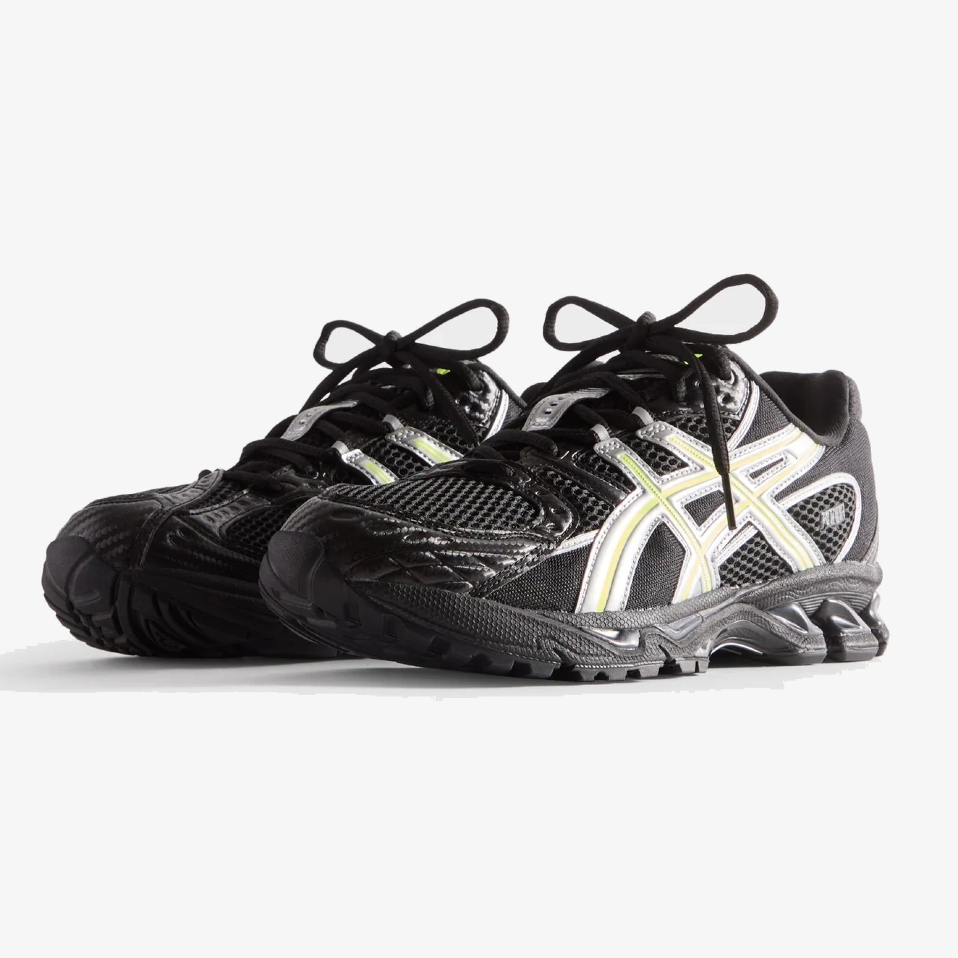 black pure silver asics - Side product view