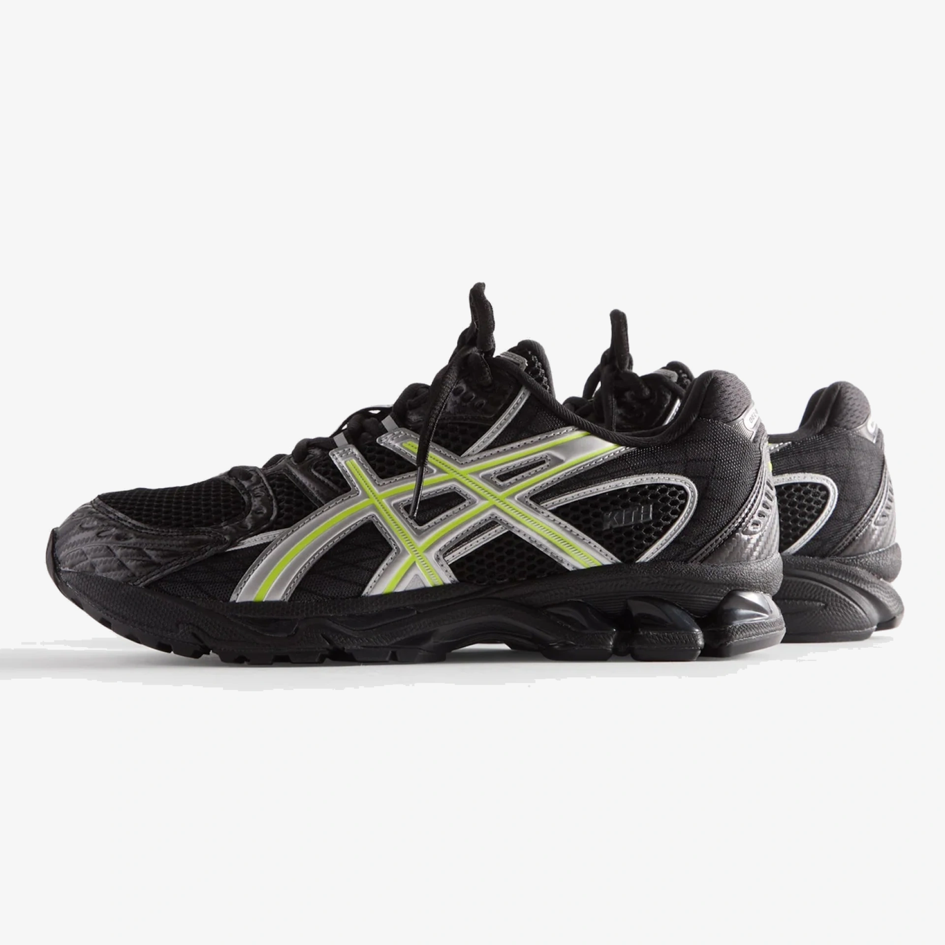 kith asics gel nimbus 10.1 - Black and pure silver Kith ASICS Gel Nimbus lifestyle sneaker