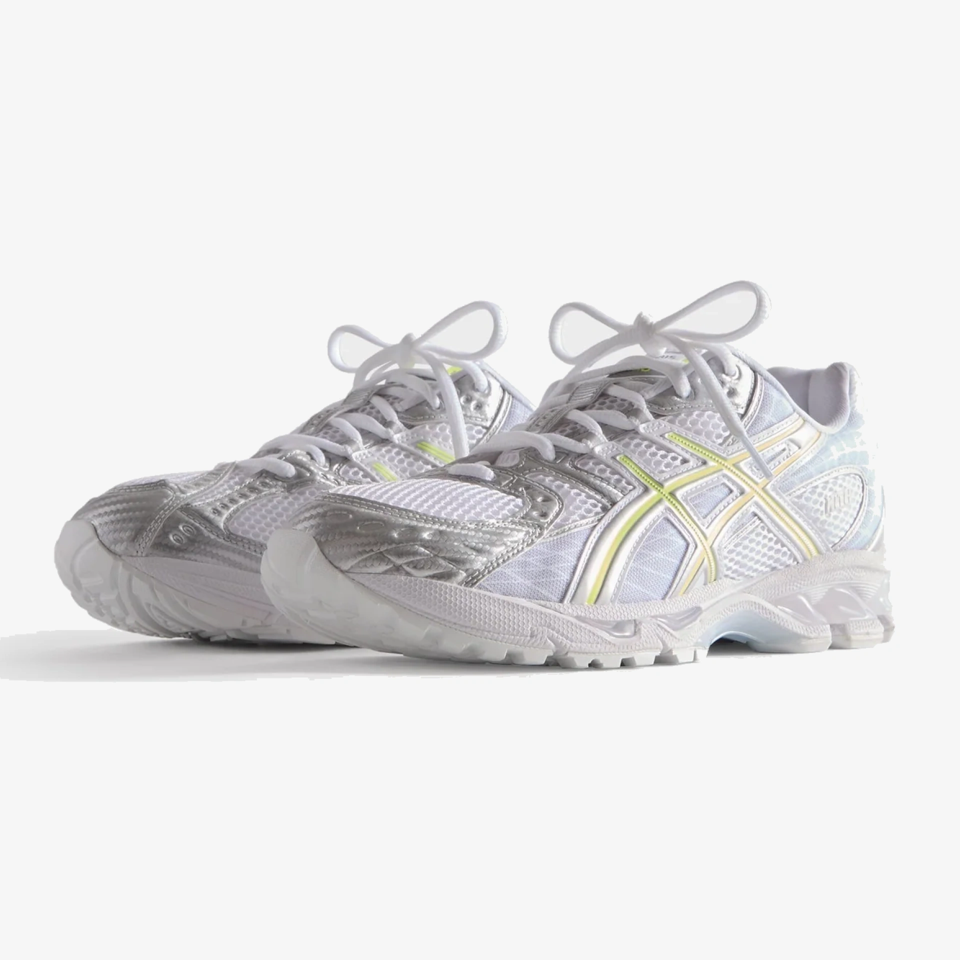 white pure silver asics - Side product view