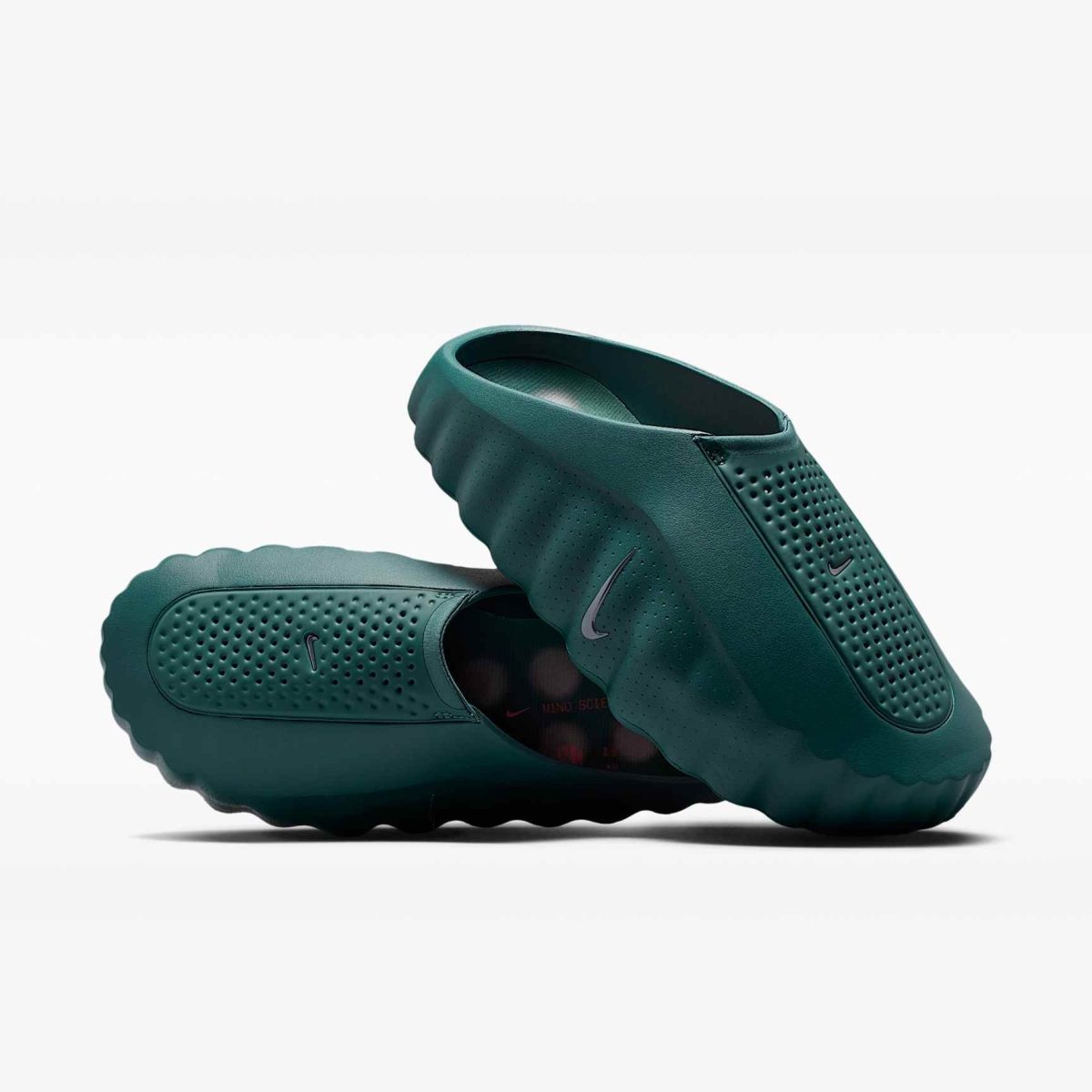 nike recovery mule mineral slate - Side product view