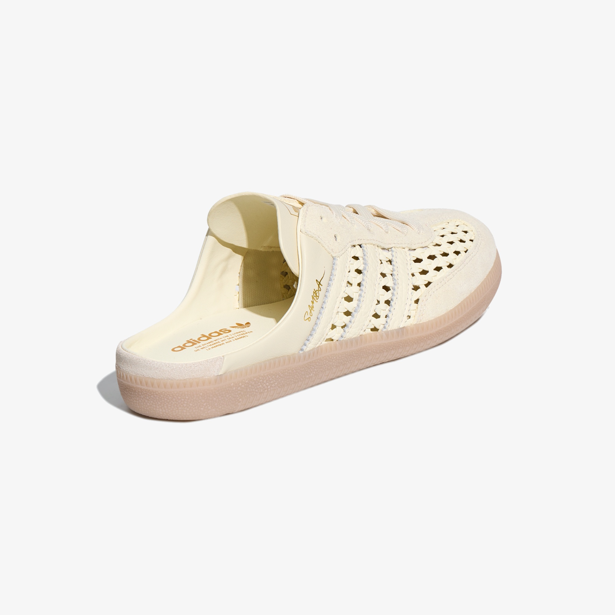 woven samba mule - Side product view