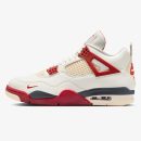 air jordan 4 brick after brick - Sail Air Jordan 4 with cinnabar accents and Bike Air heel branding