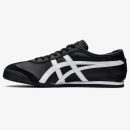 mexico 66 black white - Black and white Mexico 66 leather sneaker with contrast Tiger Stripes