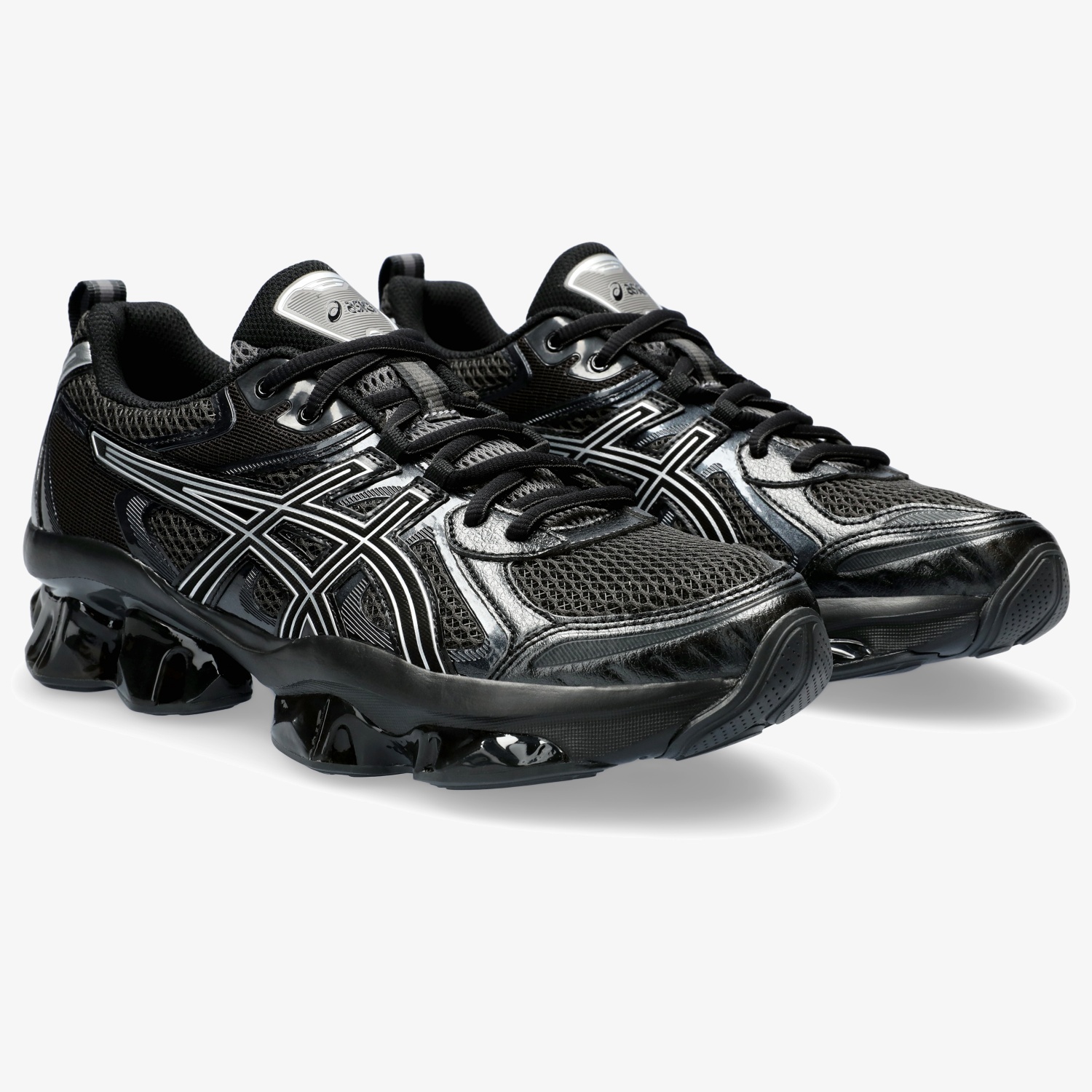graphite grey black sneakers - Side product view