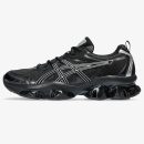 gel quantum kinetic graphite grey - Graphite Grey and Black GEL-Quantum Kinetic sneaker with sculpted sole