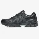 gel nyc triple black - Black GEL-NYC sneaker with tonal layered runner construction