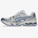 gel kayano 14 white light navy - White and Light Navy GEL-KAYANO 14 sneaker with layered mesh panels