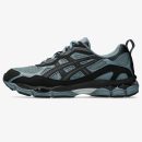 gel nyc rgd ironclad black - Ironclad and Black GEL-NYC RGD sneaker with rugged layered upper