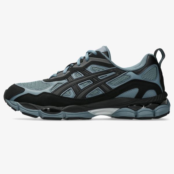 gel nyc rgd ironclad black - Ironclad and Black GEL-NYC RGD sneaker with rugged layered upper