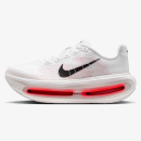vomero premium white bright crimson - White Bright Crimson Vomero sneaker with black accents and a stacked cushioned sole