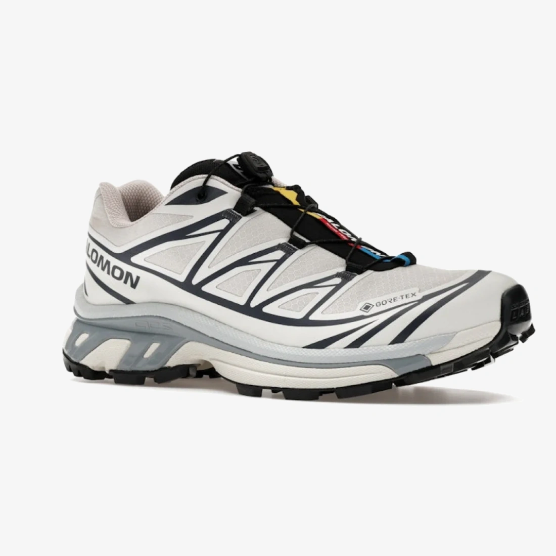 salomon waterproof silver shoe - Side product view