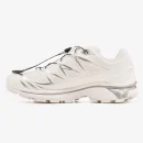 xt-6 gtx white silver - White Silver XT-6 GTX sneaker with layered white upper and technical sole