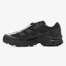 XT-6 Black Phantom sneaker with technical black upper, Quicklace closure, and sculpted rubber outsole