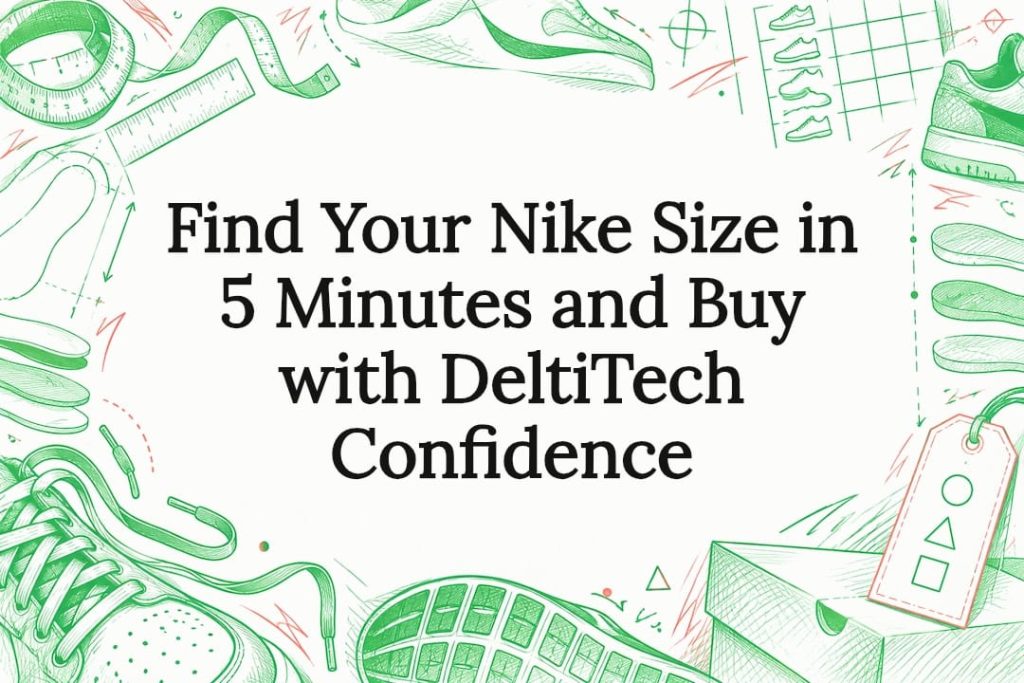 Decorative Nike sizing guide title card