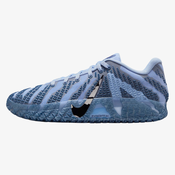 nike ja 3 - Ja 3 Cobalt Bliss basketball shoe with metallic silver and Midnight Navy accents